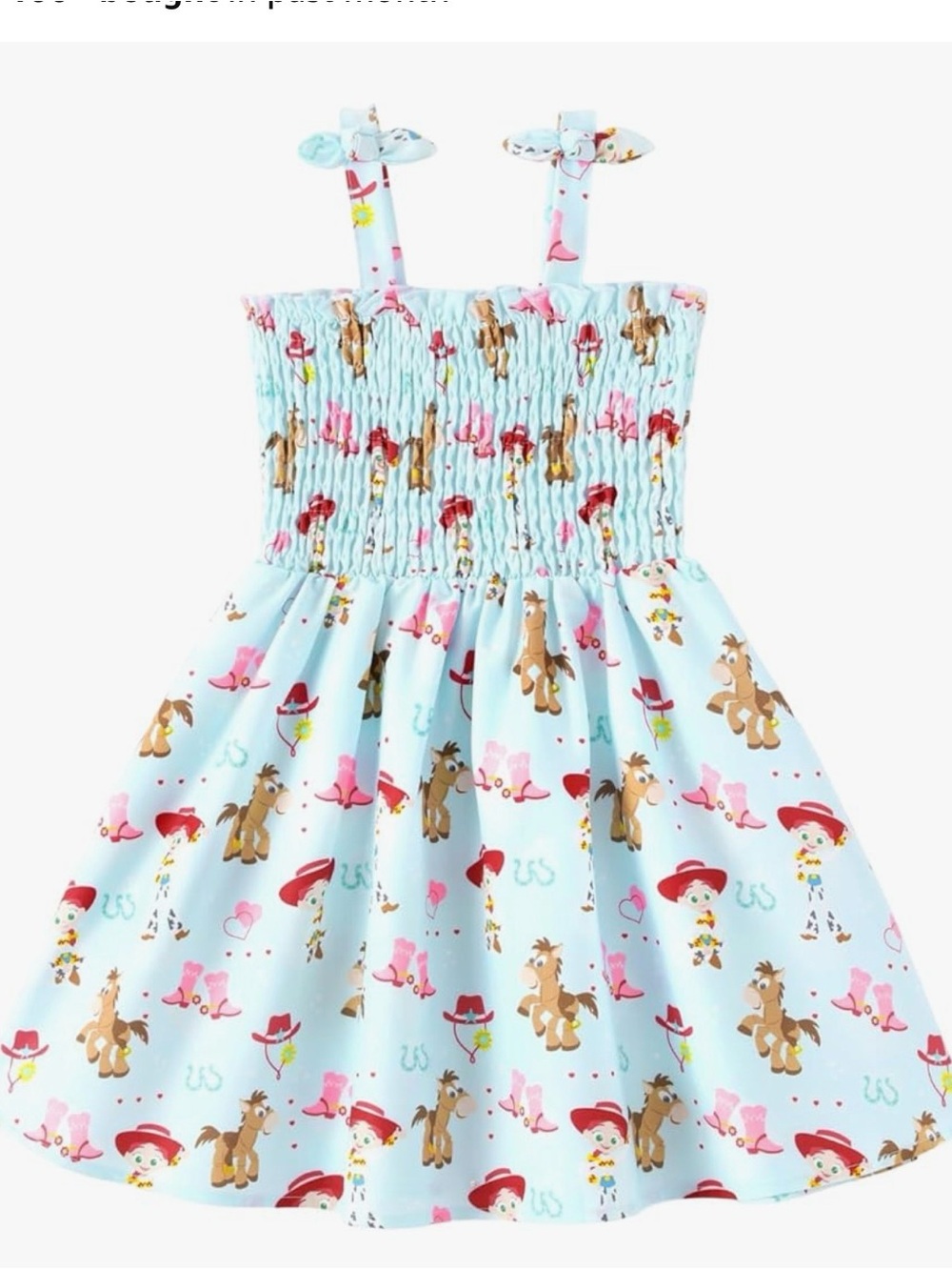 Disney Dress Bow Tie Straps Smocked.
Toy Story Jessie and bullseye 🎯 NWT 3T - Picture 2 of 6